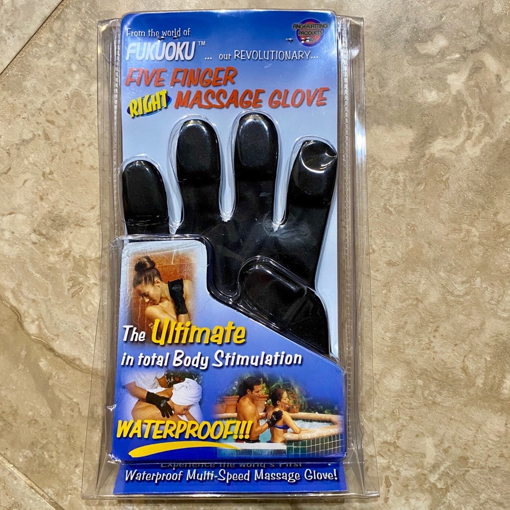 Vibrating Fingers Massage Glove
